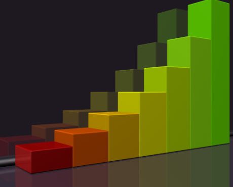 Green Plains Partners stockBusiness Graph with colorful bars